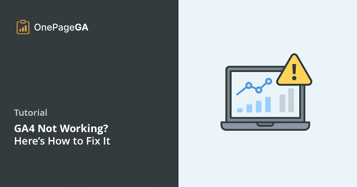 Google Analytics Not Working? Here’s How to Fix It Fast